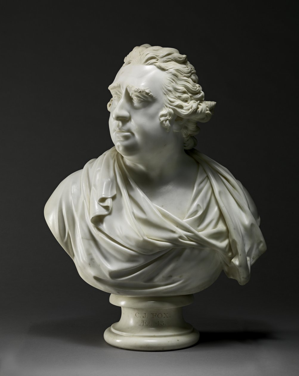 تشارلز جيمس فوكس (1749-1806) 1792 (رخام) بواسطة جوزيف نوليكنز