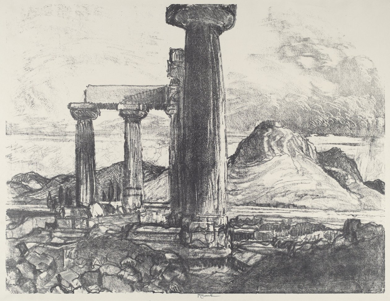 أكرو ، كورنثوس من كورنثوس ، 1913. بواسطة جوزيف بينيل