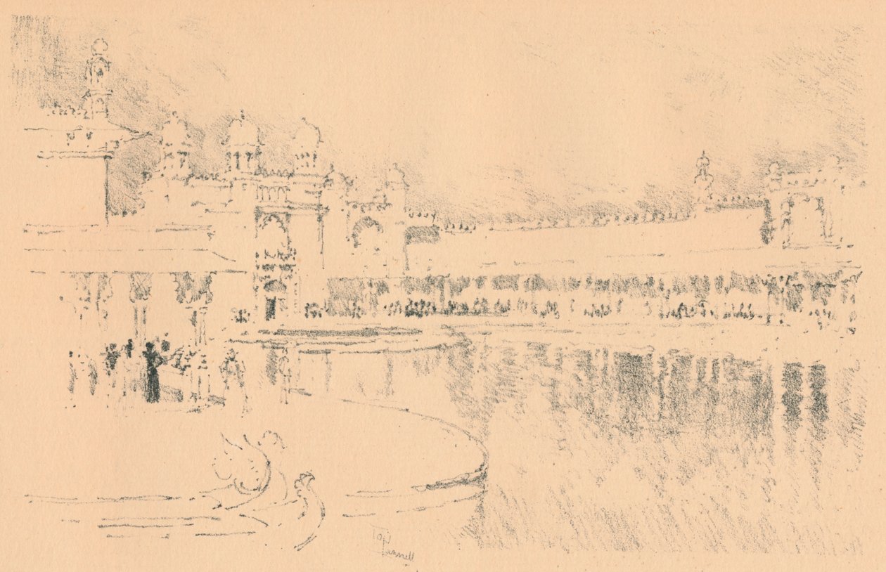 Auto-Lithography بواسطة J. Pennell ، c1877-1898 ، 1898 بواسطة جوزيف بينيل