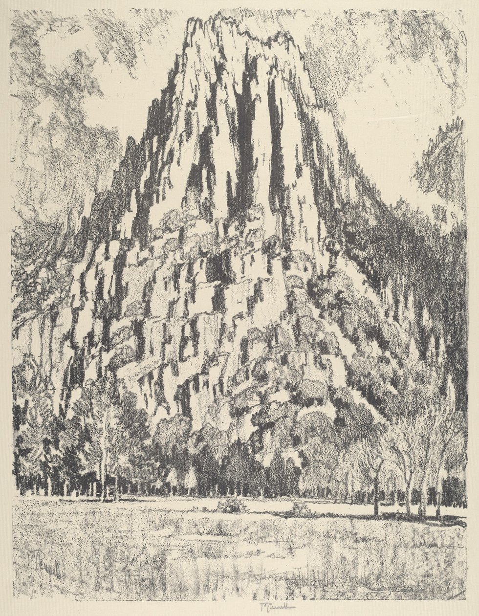 دعامات ، يوسمايت ، 1912. بواسطة جوزيف بينيل