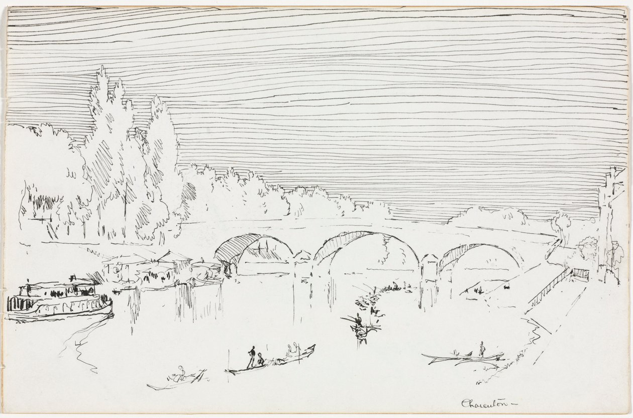 Charenton-le-Pont، ca. 1893. بواسطة جوزيف بينيل