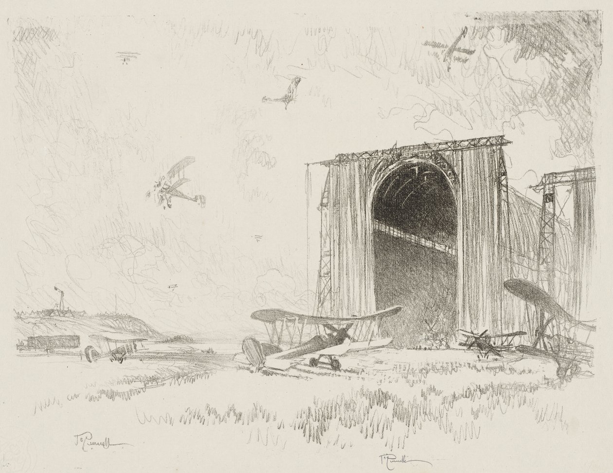 عمل الحرب الإنجليزية: The Balloon-Shed بواسطة جوزيف بينيل