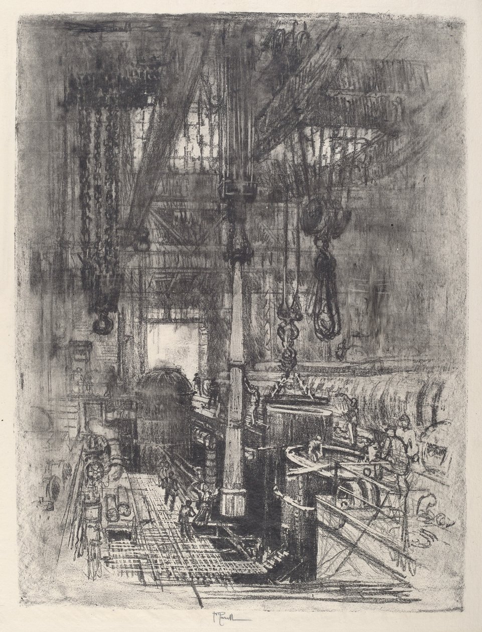 Gun Pit ، رقم II ، 1917. بواسطة جوزيف بينيل