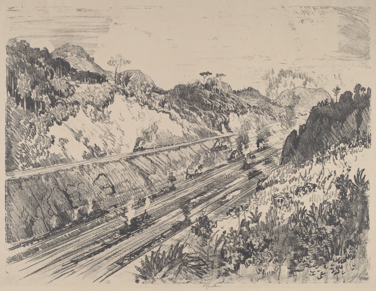 البحث عن القطع من باس أوبيسبو ، 1912. بواسطة جوزيف بينيل