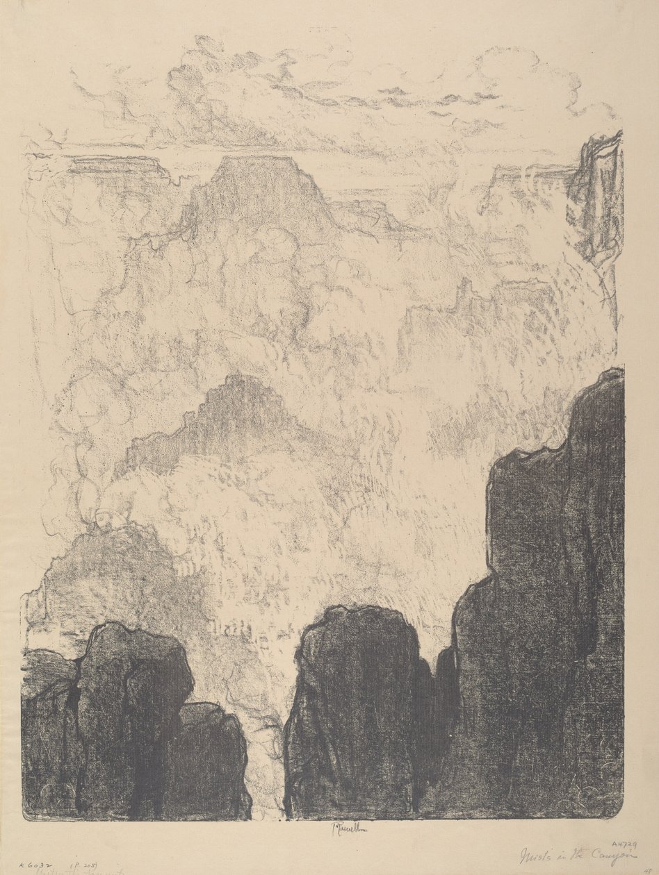 ضباب في الوادي ، رقم 2 ، 1912. بواسطة جوزيف بينيل