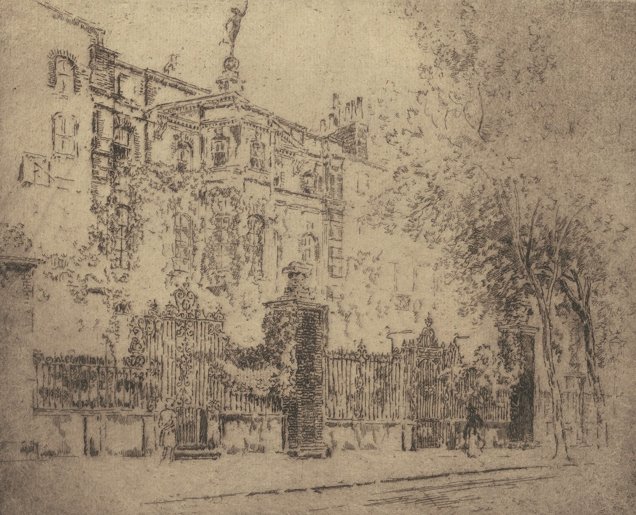 منزل روسيتي ، 1906. بواسطة جوزيف بينيل