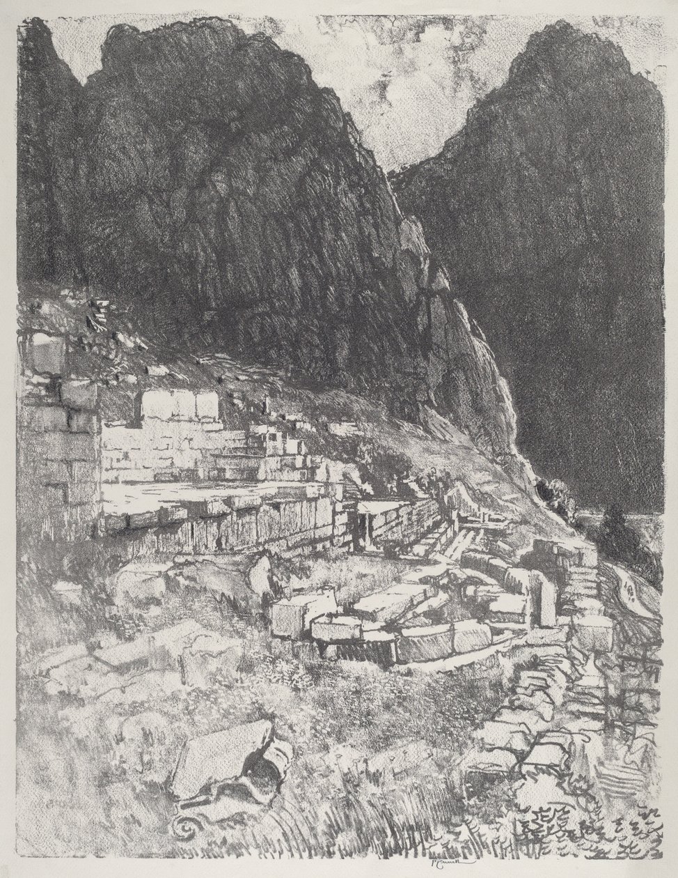 مقاعد الأقوياء ، دلفي ، 1913. بواسطة جوزيف بينيل