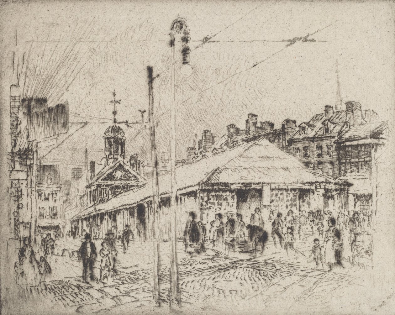 سكند ستريت ماركت ، فيلادلفيا ، 1920. بواسطة جوزيف بينيل
