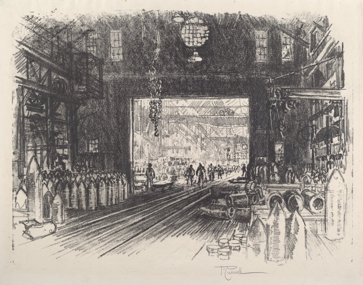 مصنع شل رقم 2 ، 1917. بواسطة جوزيف بينيل