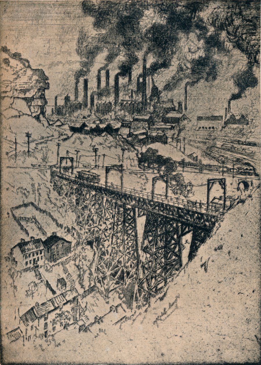 أعمال الصلب إدغار طومسون ، 1909 بواسطة جوزيف بينيل