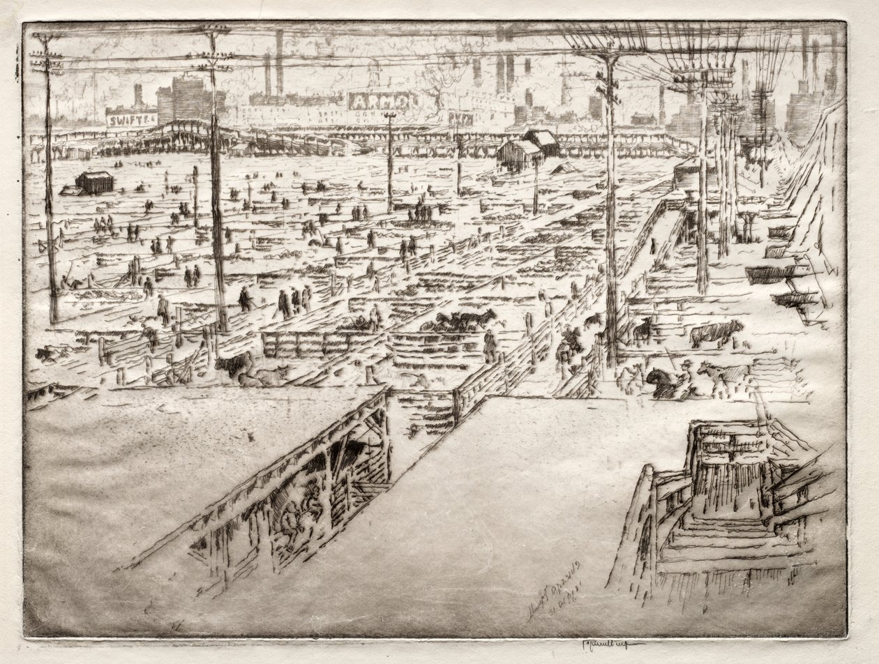 Stockyards ، شيكاغو بواسطة جوزيف بينيل