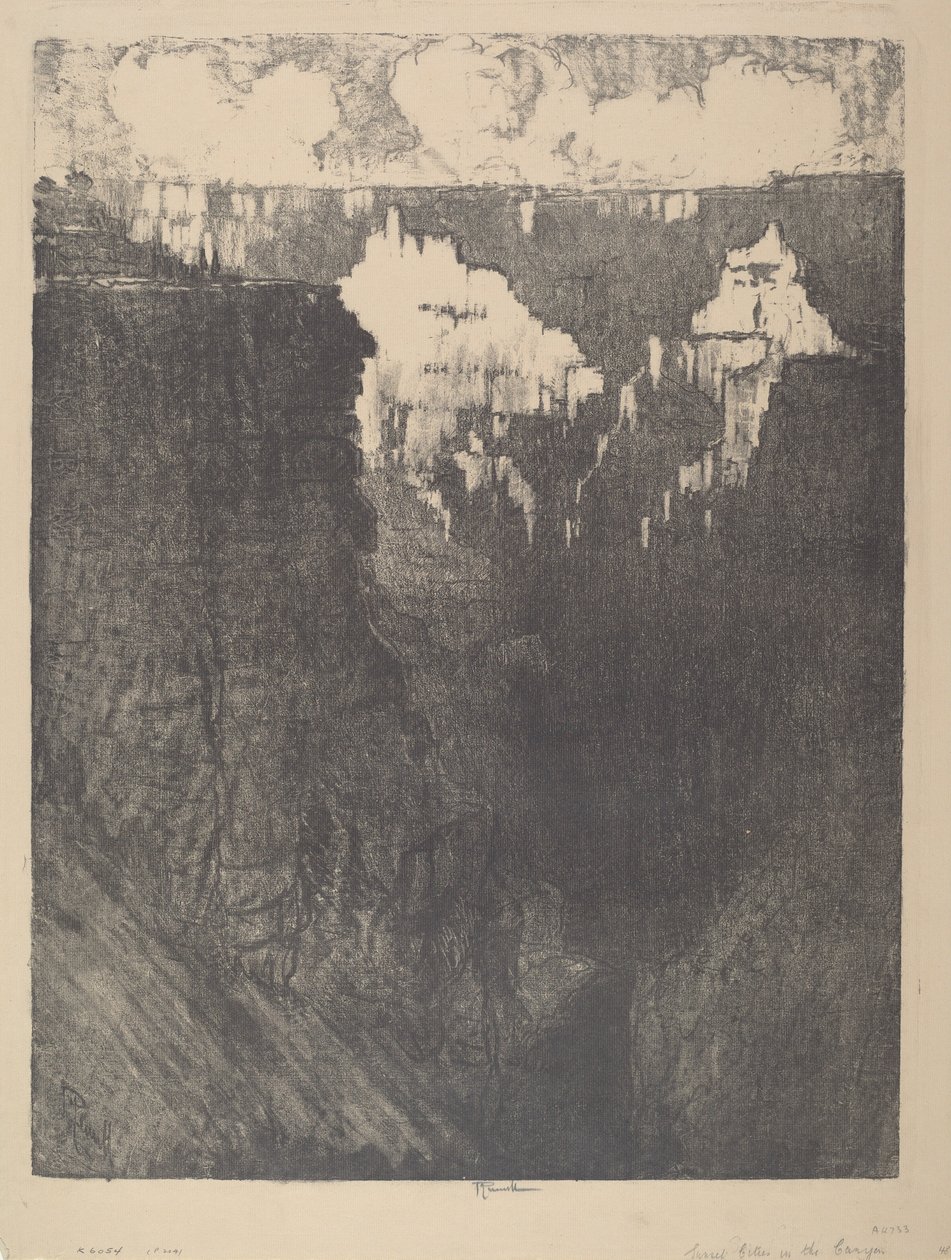 مدن الغروب في الوادي ، 1912. بواسطة جوزيف بينيل