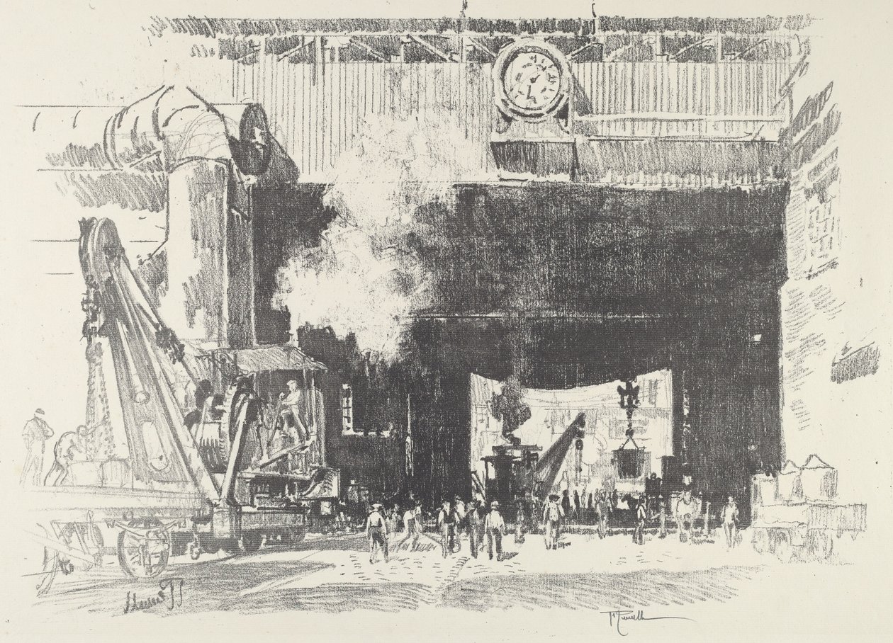 البوابة الكبيرة للمحل الكبير ، 1916. بواسطة جوزيف بينيل