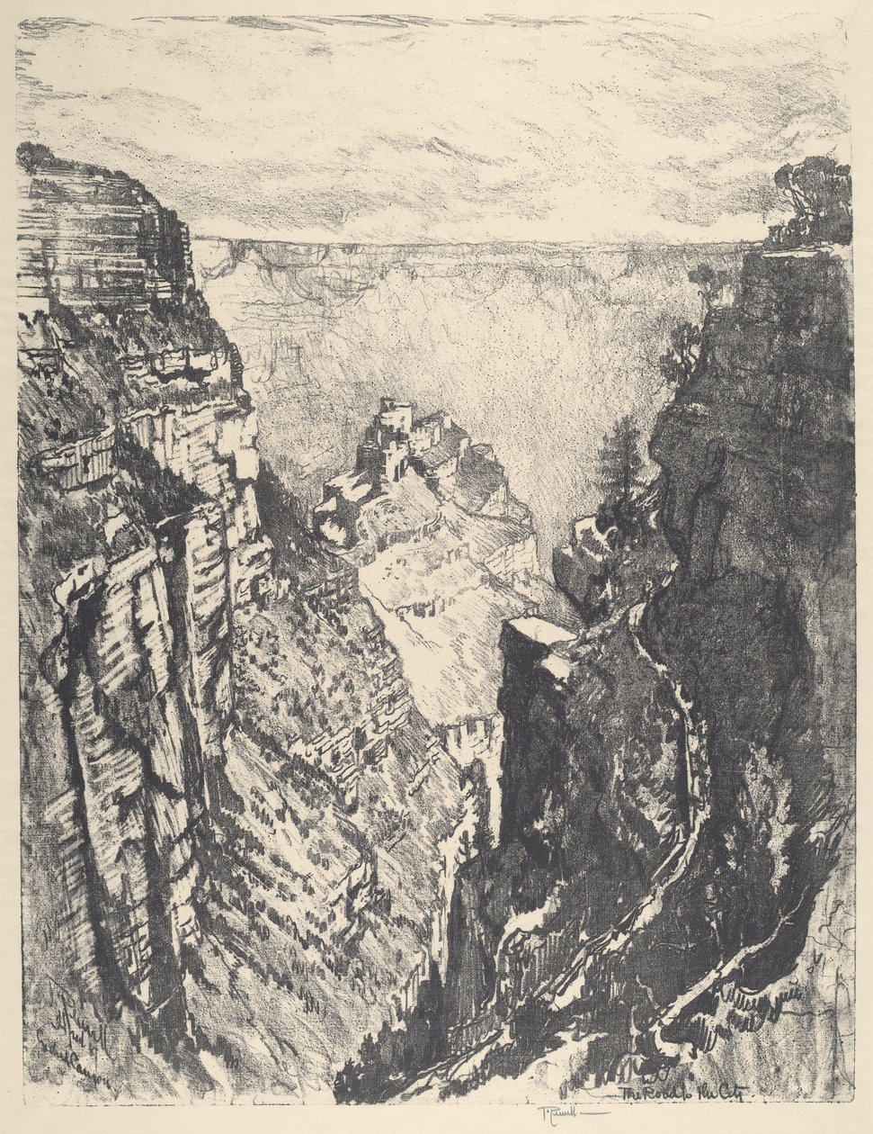 The Bright Angel Trail ، 1912. بواسطة جوزيف بينيل