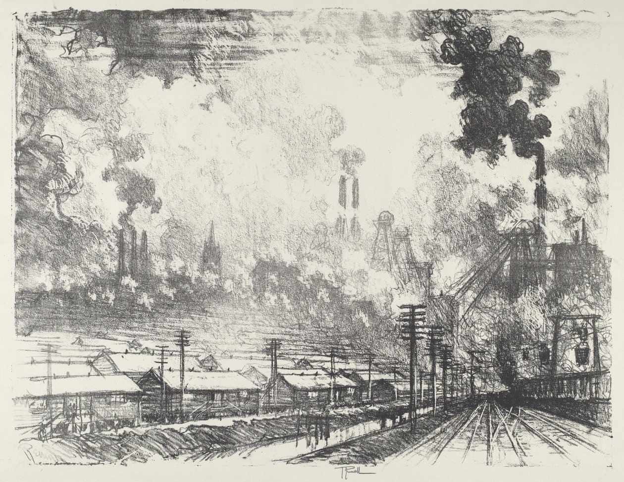 منجم الفحم ، 1916. بواسطة جوزيف بينيل