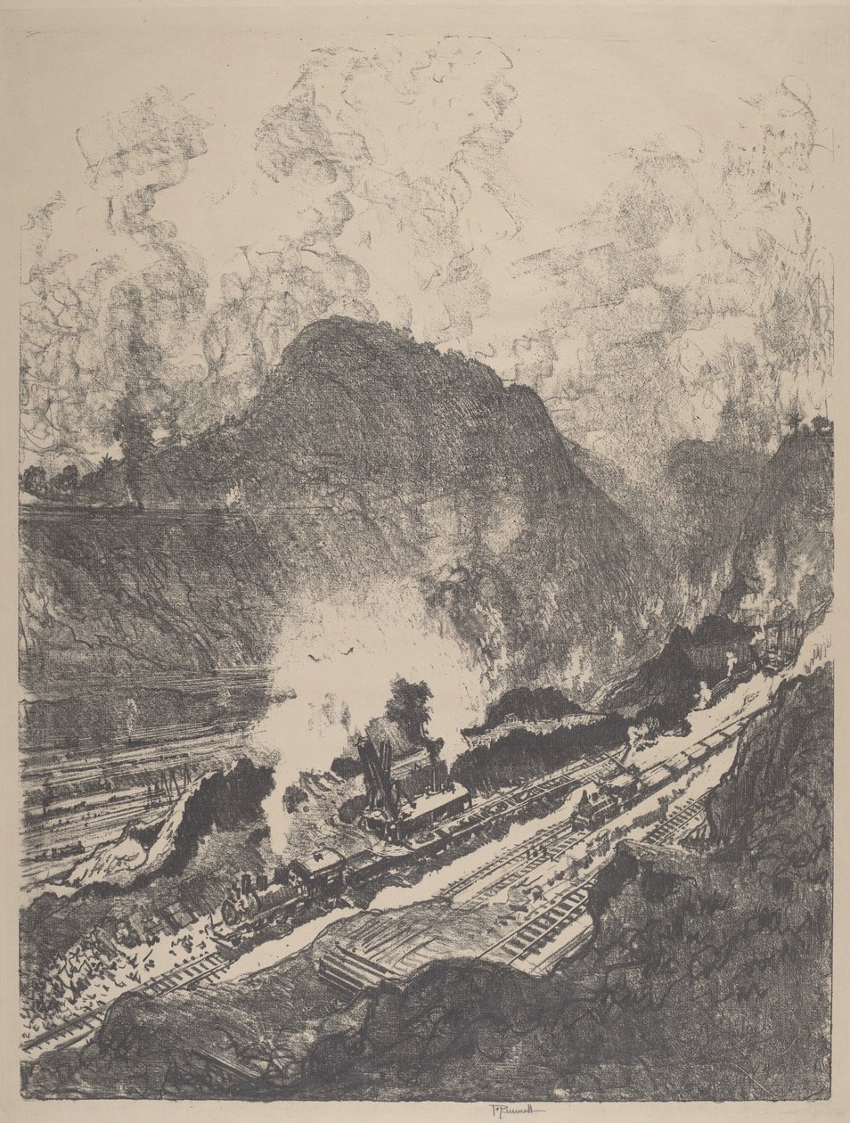 قطع من كوليبرا ، 1912. بواسطة جوزيف بينيل