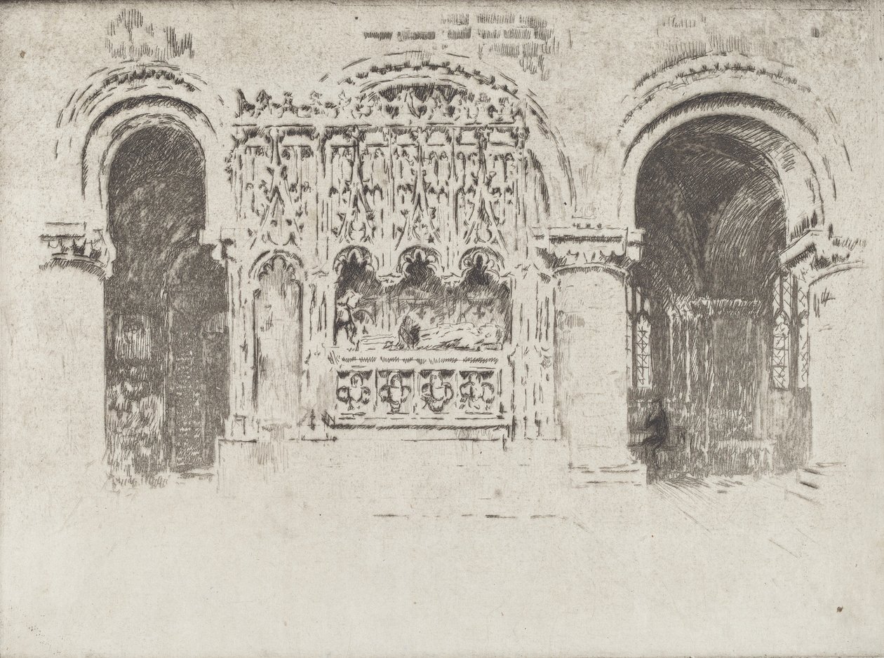 قبر المؤسس ، كنيسة القديس بارثولماوس الكبير ، 1903. بواسطة جوزيف بينيل