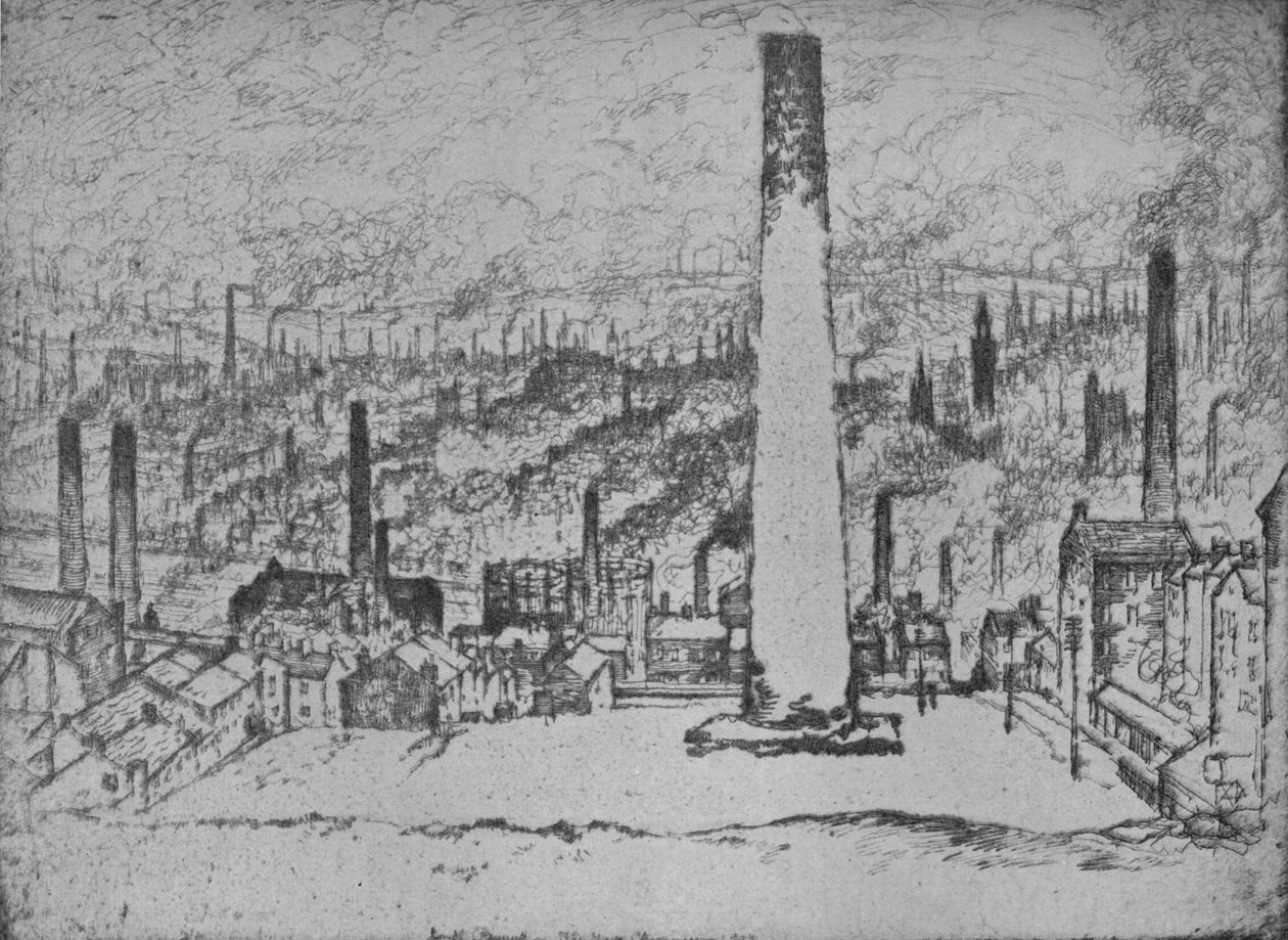 The Great Stack ، برادفورد ، 1909 بواسطة جوزيف بينيل