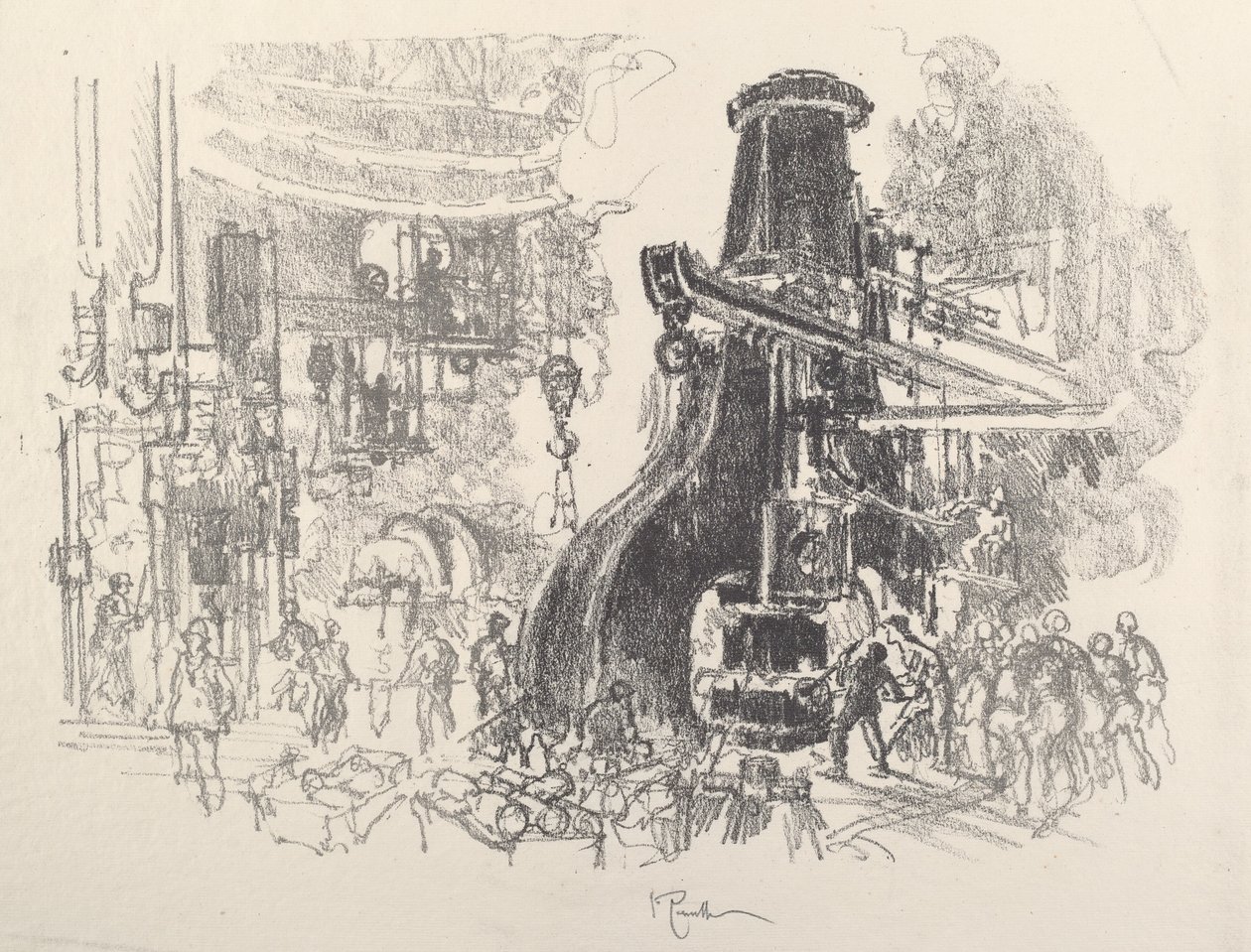 The Little Men of the Big Hammer ، 1917. بواسطة جوزيف بينيل