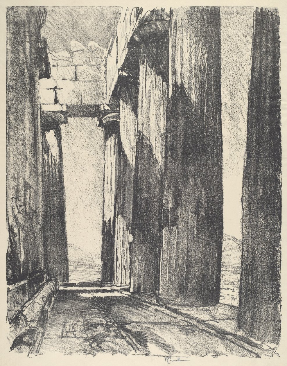 رواق البارثينون ، 1913. بواسطة جوزيف بينيل