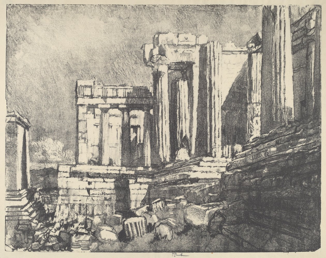 البروبيليا ، أثينا ، 1913. بواسطة جوزيف بينيل
