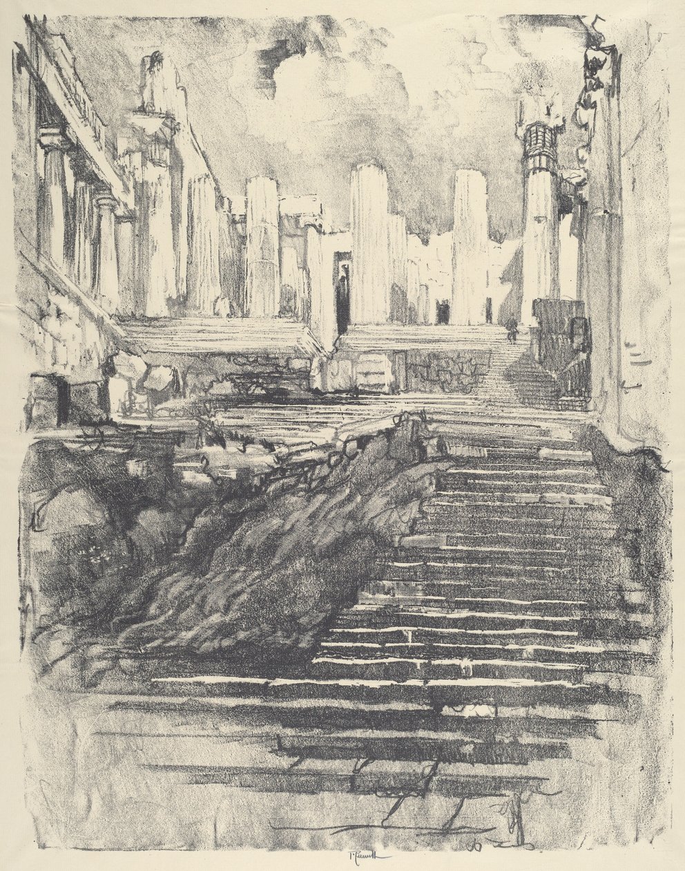 الطريق إلى الأكروبوليس ، 1913. بواسطة جوزيف بينيل
