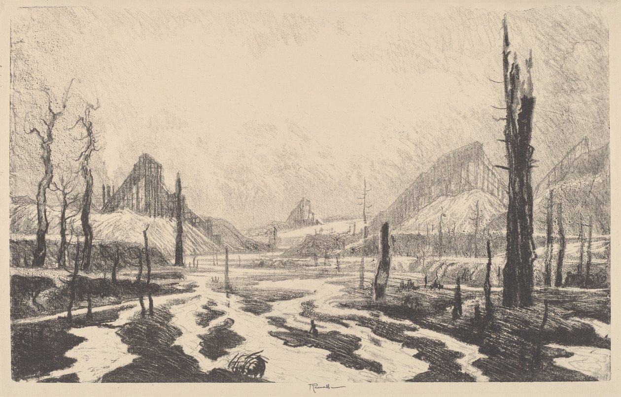 وادي الخراب ، 1910. بواسطة جوزيف بينيل