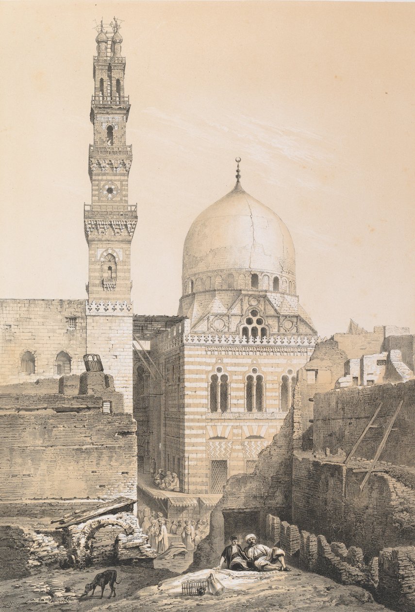 80. مسجد وضريح الغويرى بالقاهرة 1843. بواسطة جوزيف فيليبرت جيرولت دي برانجي