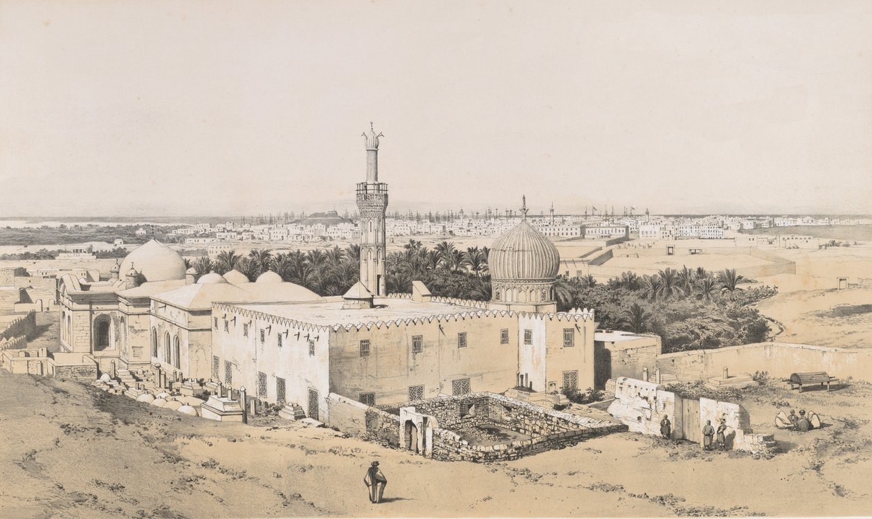 98. مسجد النبديمان ، الإسكندرية ، 1843 ، 1843 بواسطة جوزيف فيليبرت جيرولت دي برانجي