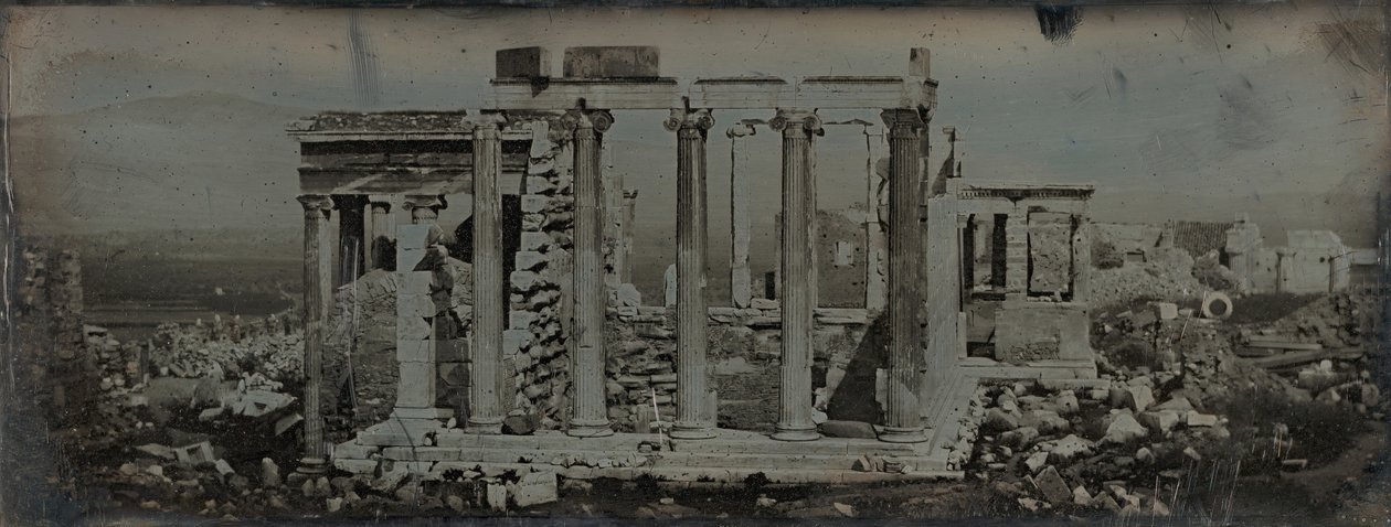 Erechtheion ، أثينا ، 1842. بواسطة جوزيف فيليبرت جيرولت دي برانجي