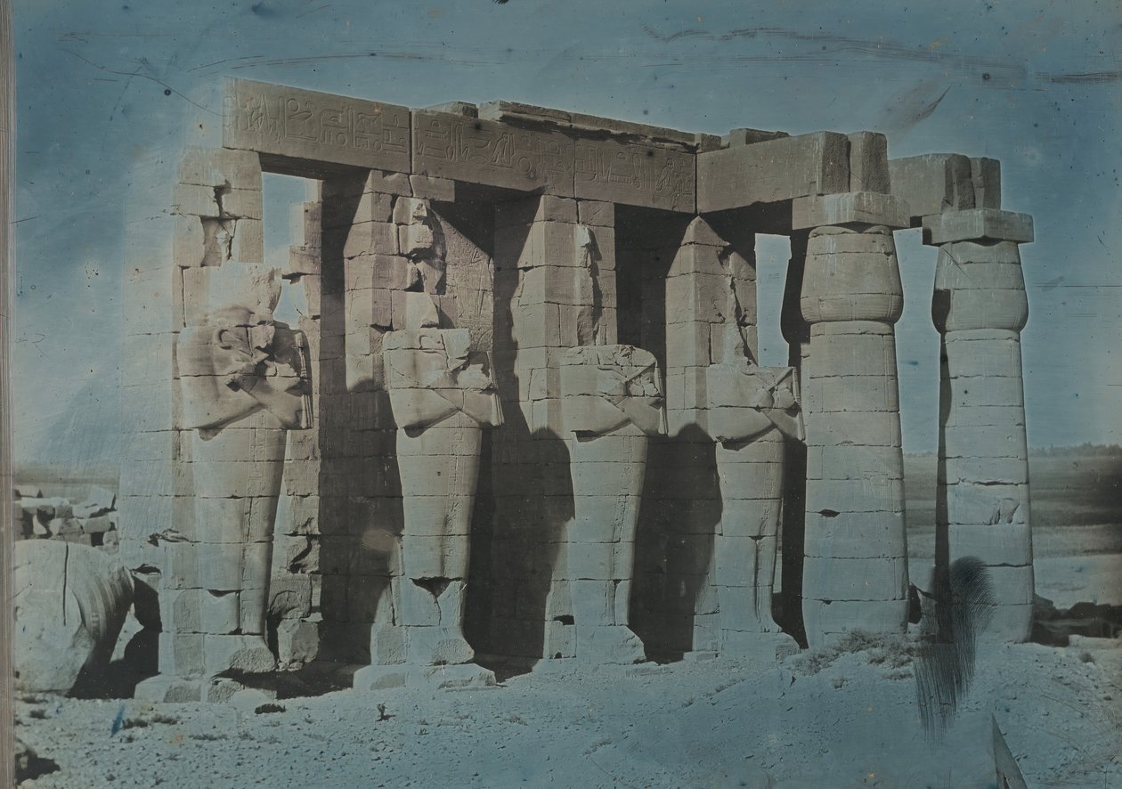 رامسيوم ، طيبة 1844. بواسطة جوزيف فيليبرت جيرولت دي برانجي