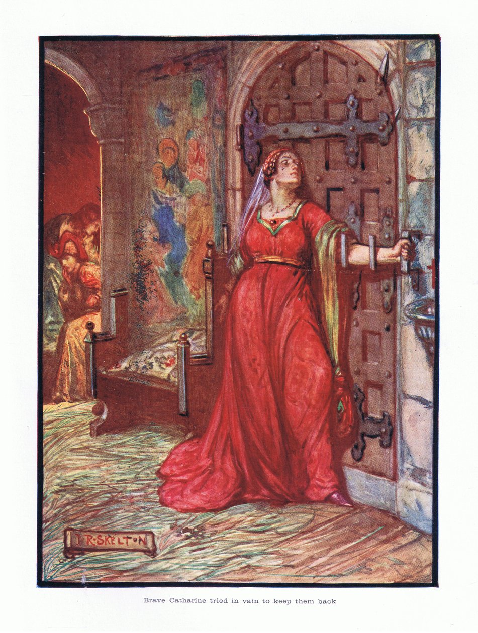 حاولت Brave Catherine عبثًا الاحتفاظ بها مرة أخرى ، 1910 بواسطة جوزيف راتكليف سكيلتون
