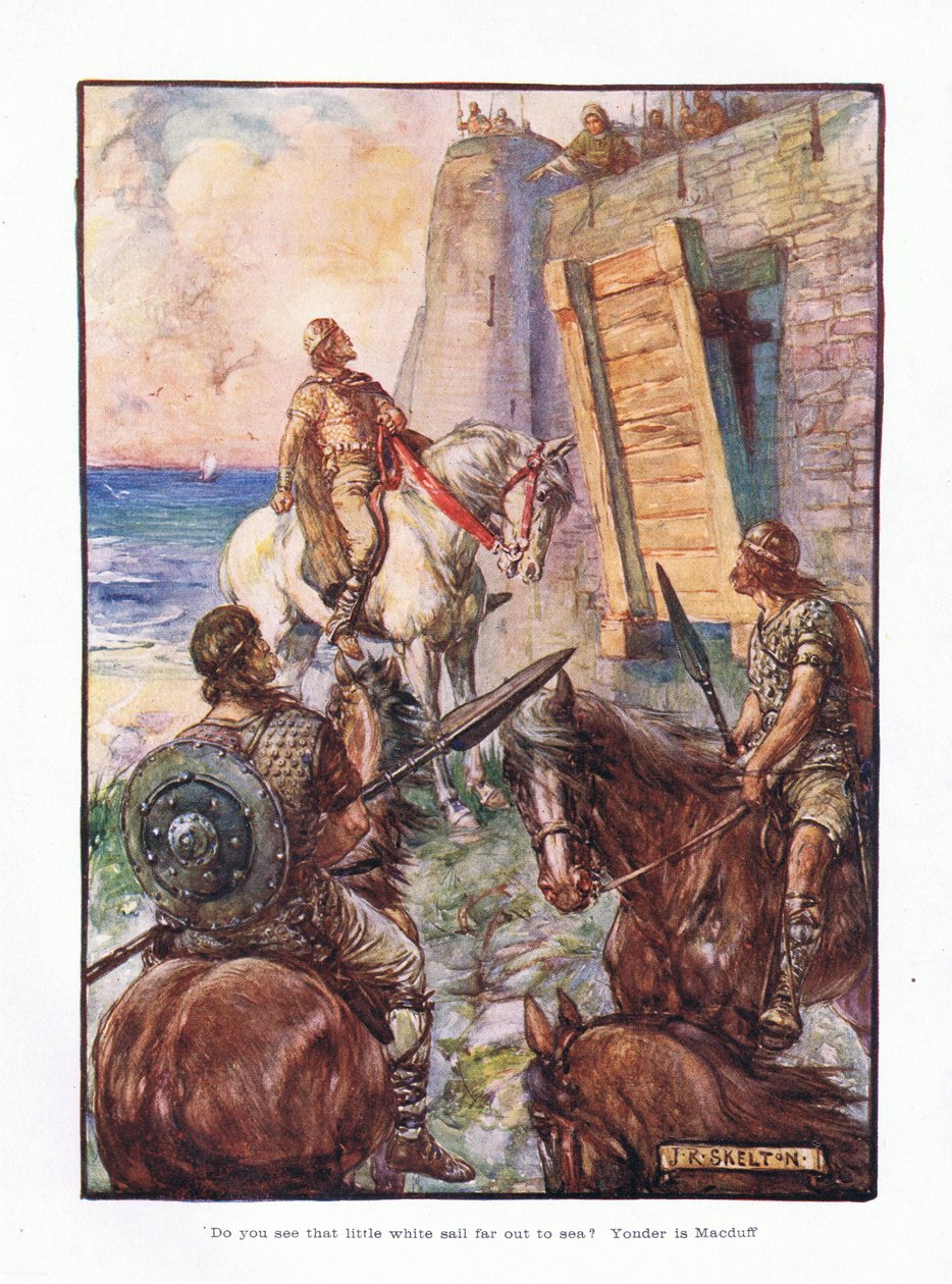 هل ترى أن الشراع الأبيض الصغير بعيد إلى البحر؟ Yonder هو McDuff. ، 1910 بواسطة جوزيف راتكليف سكيلتون