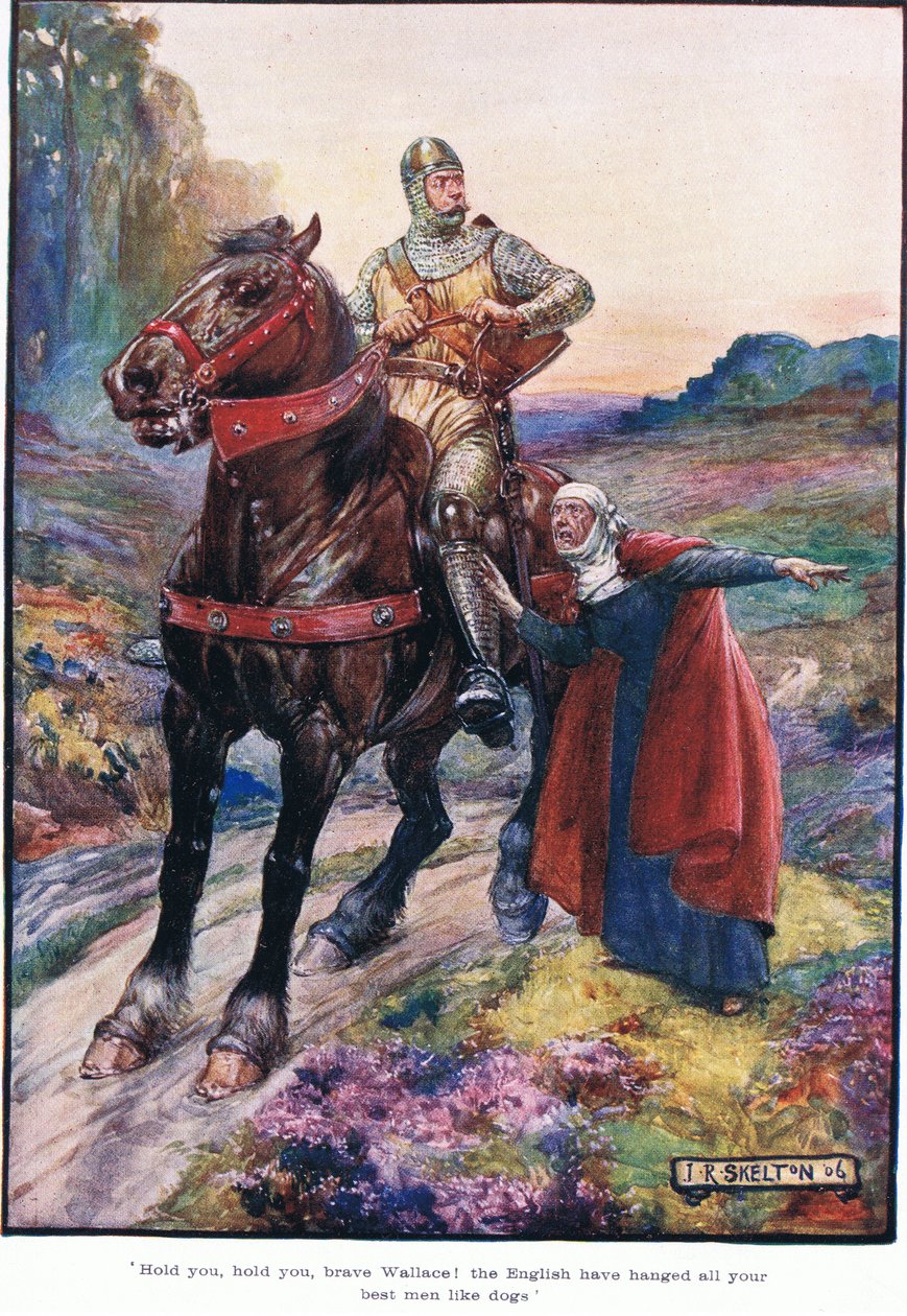 تمسك لك ، تمسك لك ، والاس الشجاع! شنق الإنجليز كل أفضل رجالك مثل الكلاب ، 1910 بواسطة جوزيف راتكليف سكيلتون