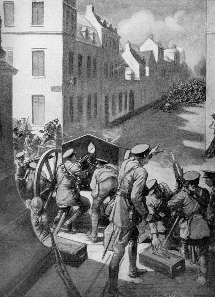 WW1 - معركة لو كاتو 1914 بواسطة جوزيف راتكليف سكيلتون