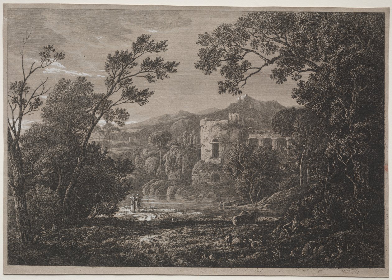 منظر إيطالي ، ج. 1810. بواسطة جوزيف متمرد
