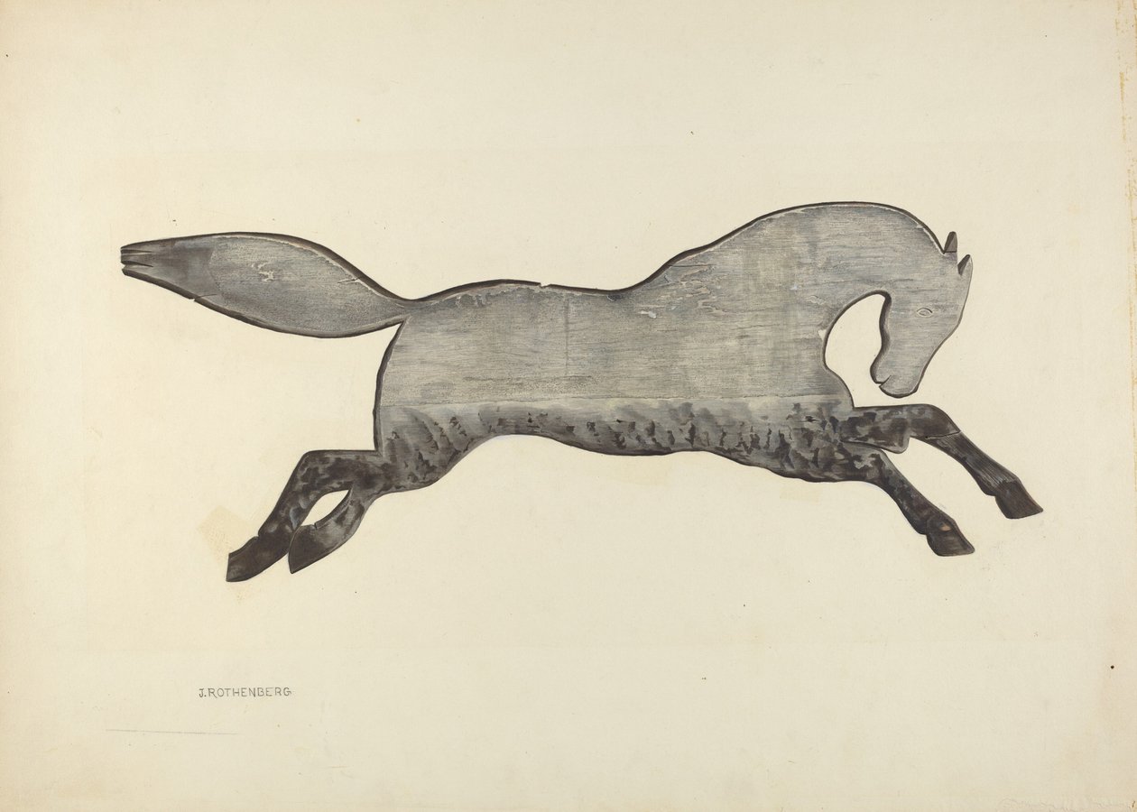 ريشة طقس الخيل ، 19351942. بواسطة جوزيف روتنبرغ