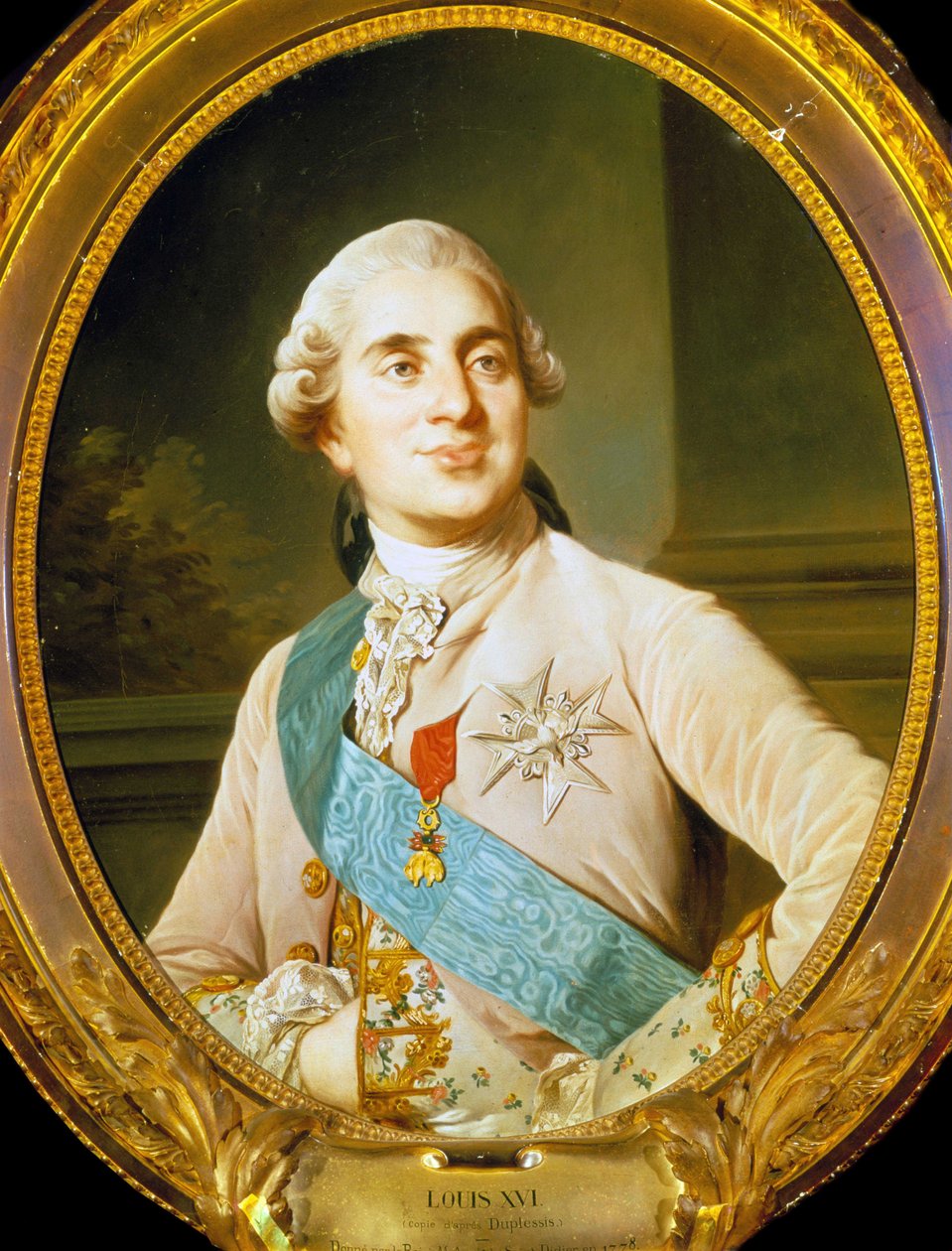 صورة لويس السادس عشر (1754 - 1793) بواسطة Duplessis. بواسطة جوزيف سيفريد دوبليسيس