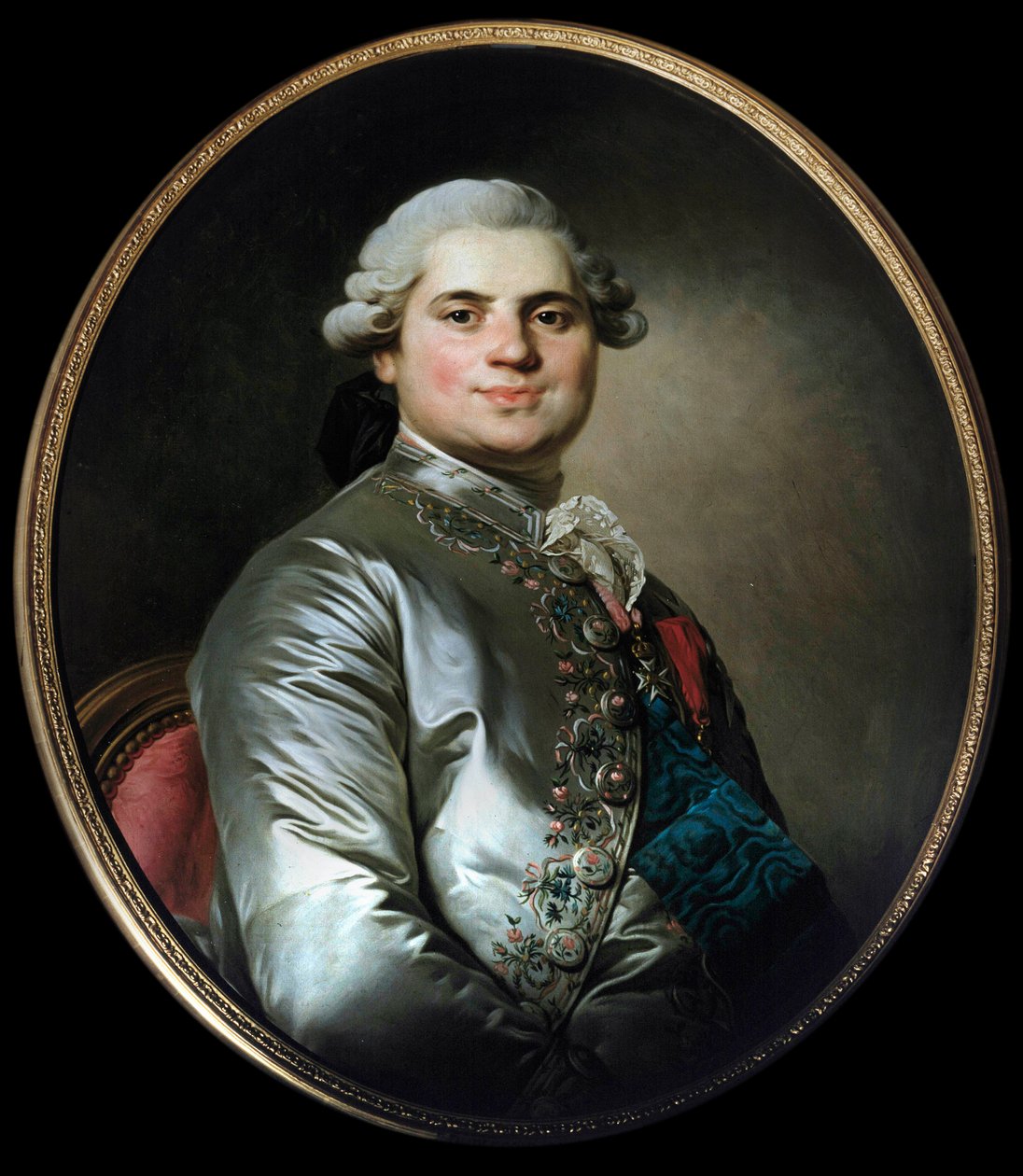 صورة لكونت بروفانس (1755-1824) ، الذي أصبح لويس الثامن عشر - رسم لجوزيف سيفريد دوبليسيس (1725-1802) (جوزيف سيفريد ، جوزيف سيفريد ، جوزيف سيفريد ، جوزيف سيفرين ، جوزيف سيفرين) بواسطة جوزيف سيفريد دوبليسيس