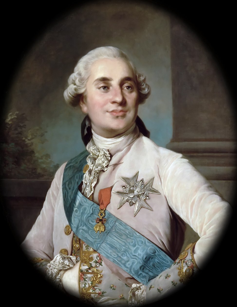 صورة للملك لويس السادس عشر 1754-1793 بواسطة جوزيف سيفريد دوبليسيس