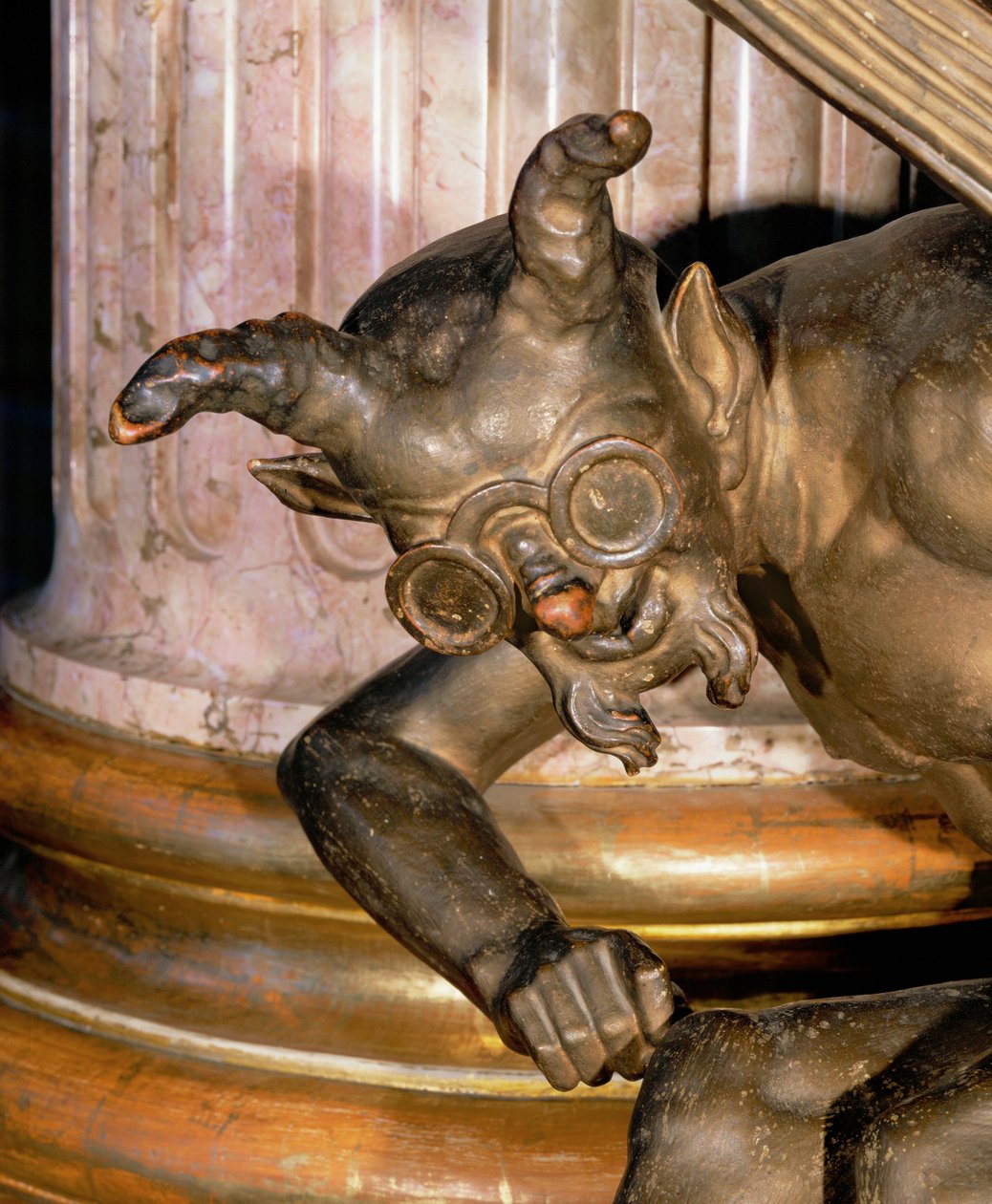 شيطان يرتدي نظارة عينين بواسطة جوزيف ثاديوس ستاميل