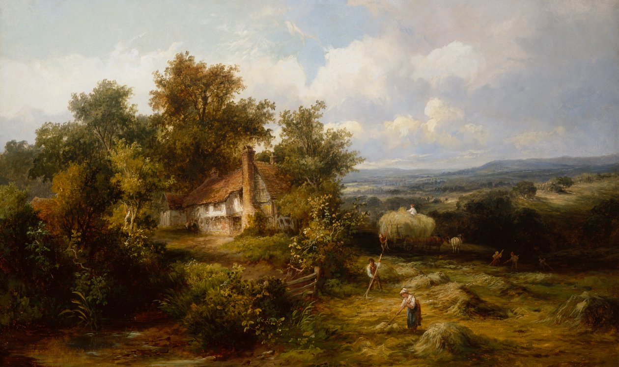على Sussex Downs (زيت على قماش) بواسطة جوزيف ثورز