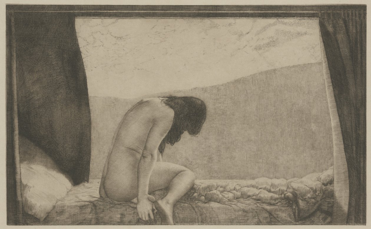 Forsaken ، حوالي 1913 (نقش) بواسطة جوزيف أول