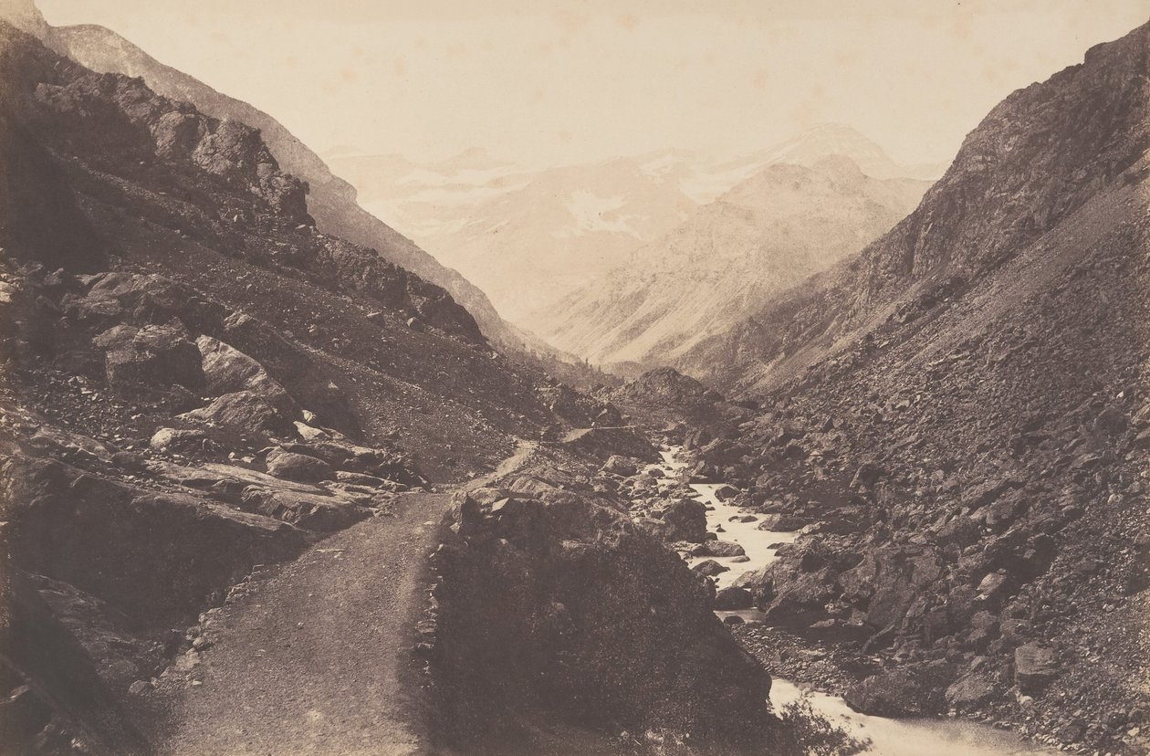 فوضى في الطريق إلى جافارني ، سانت سوفور ، 1853. بواسطة جوزيف فيجييه