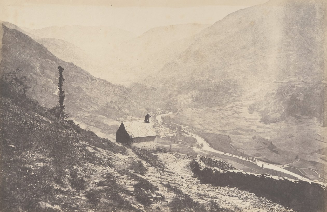 وادي بوسوست مأخوذ من كابيلا سان أنطونيو ، 1853. بواسطة جوزيف فيجييه