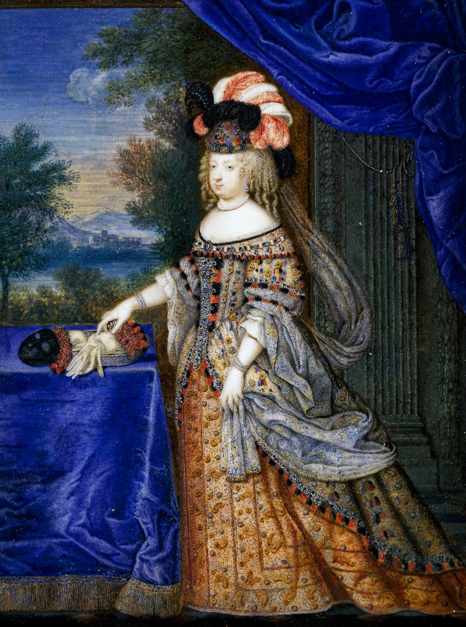 Maria Theresa of Spain (tempera on paper) بواسطة جوزيف ويرنر