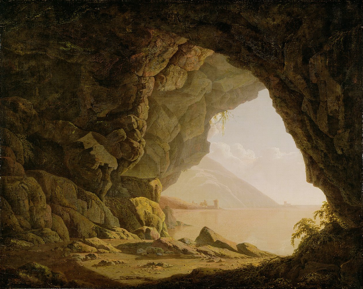 كهف ، بالقرب من نابولي ، 1774 بواسطة جوزيف رايت من ديربي