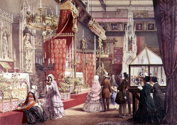 معرض كبير: محكمة العصور الوسطى ، صممه بوجين ، 1851 (انظر أيضًا 205263) بواسطة يوسف بعد ناش