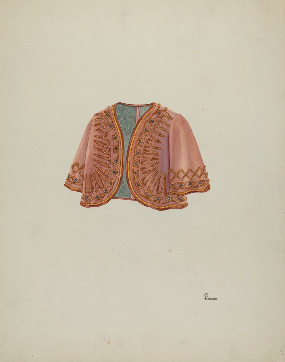 سترة بوليرو ، c. 1940. بواسطة جوزفين سي رومانو
