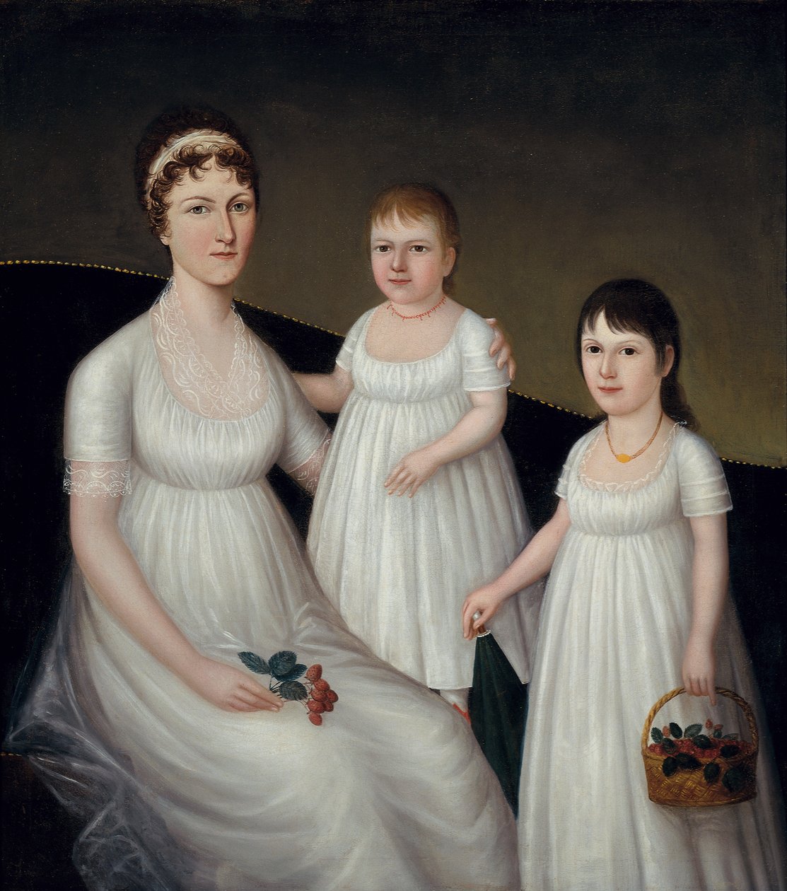 غريس أليسون مكوردي وبناتها ، ماري جين وليتيتيا غريس ، c.1806 بواسطة جوشوا جونسون